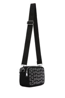 Women's Black Long Strap Fabric Crossbody Bag | Derimod