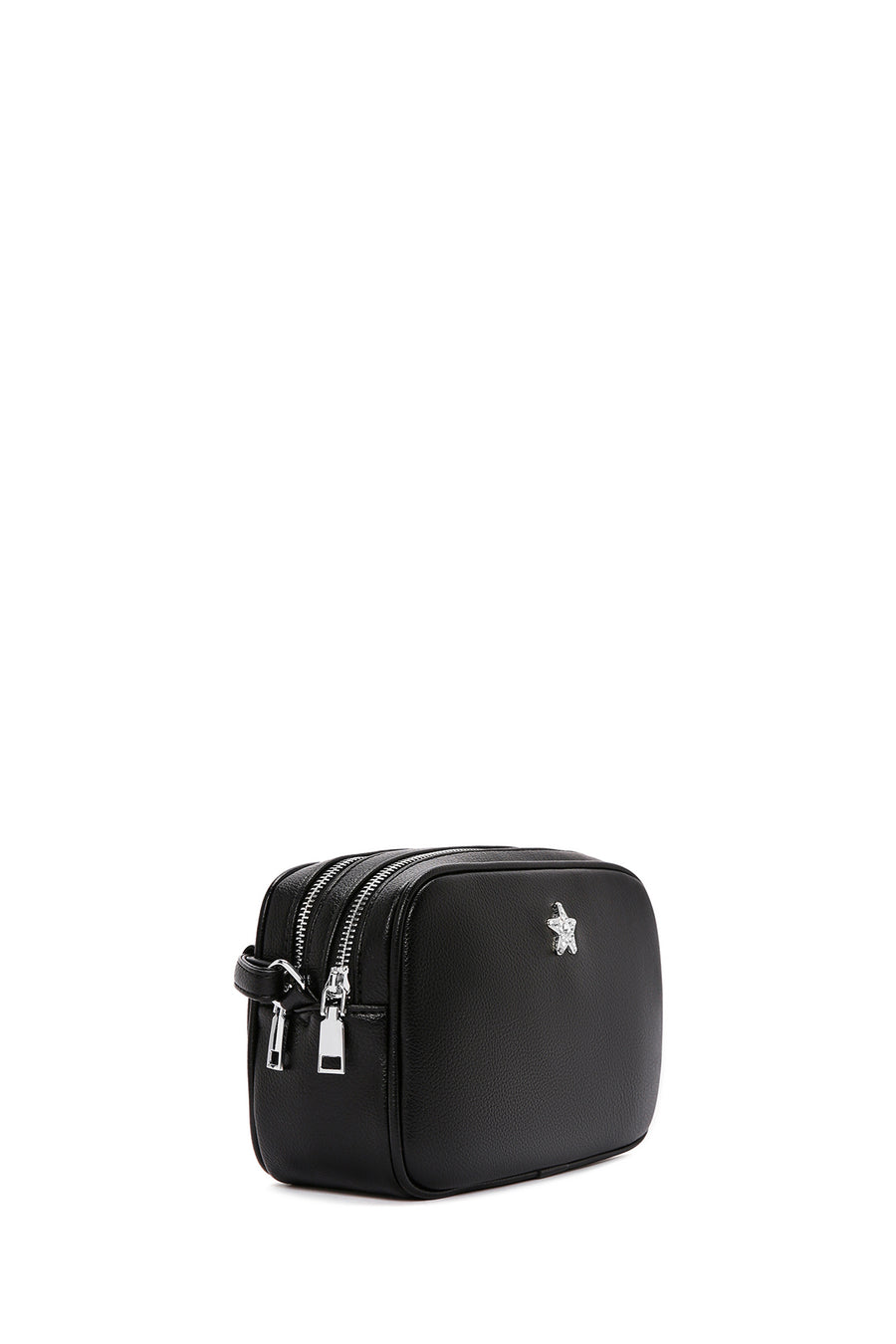 Women's Black Long Strap Crossbody Bag