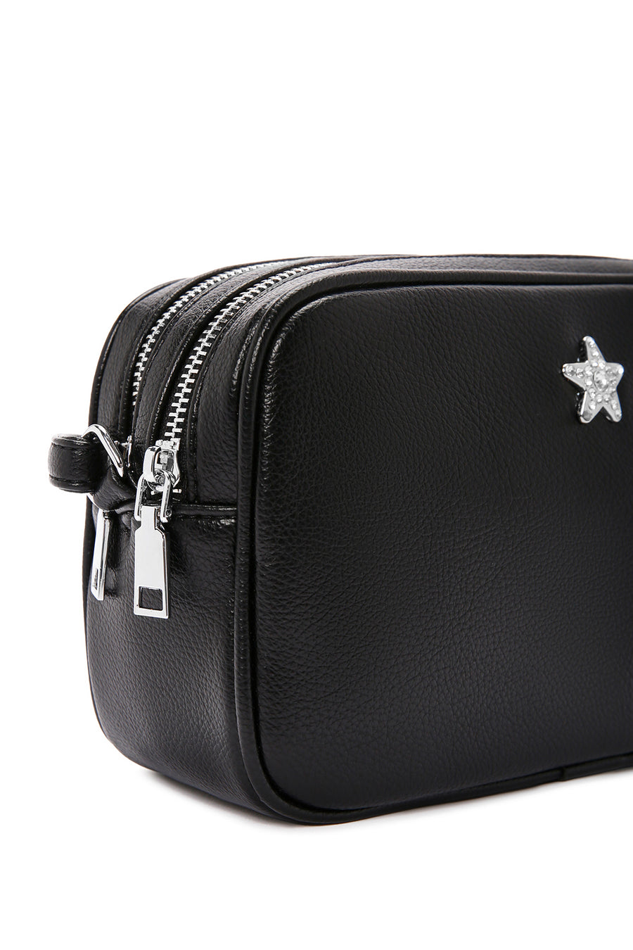 Women's Black Long Strap Crossbody Bag