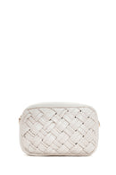 Women's Cream Long Chain Strap Knitted Crossbody Bag | Derimod