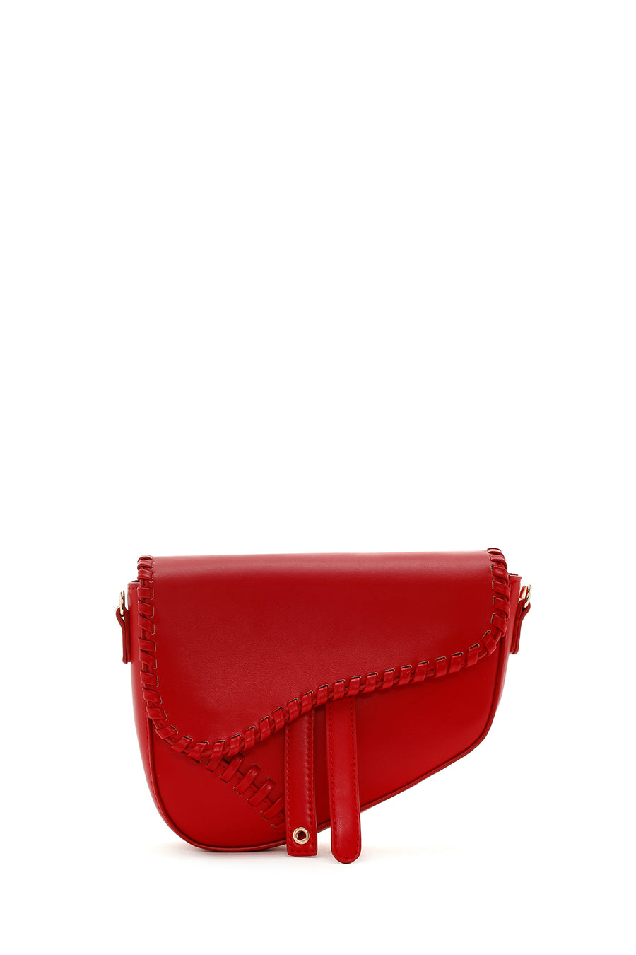 Women's Red Long Strap Shoulder Bag