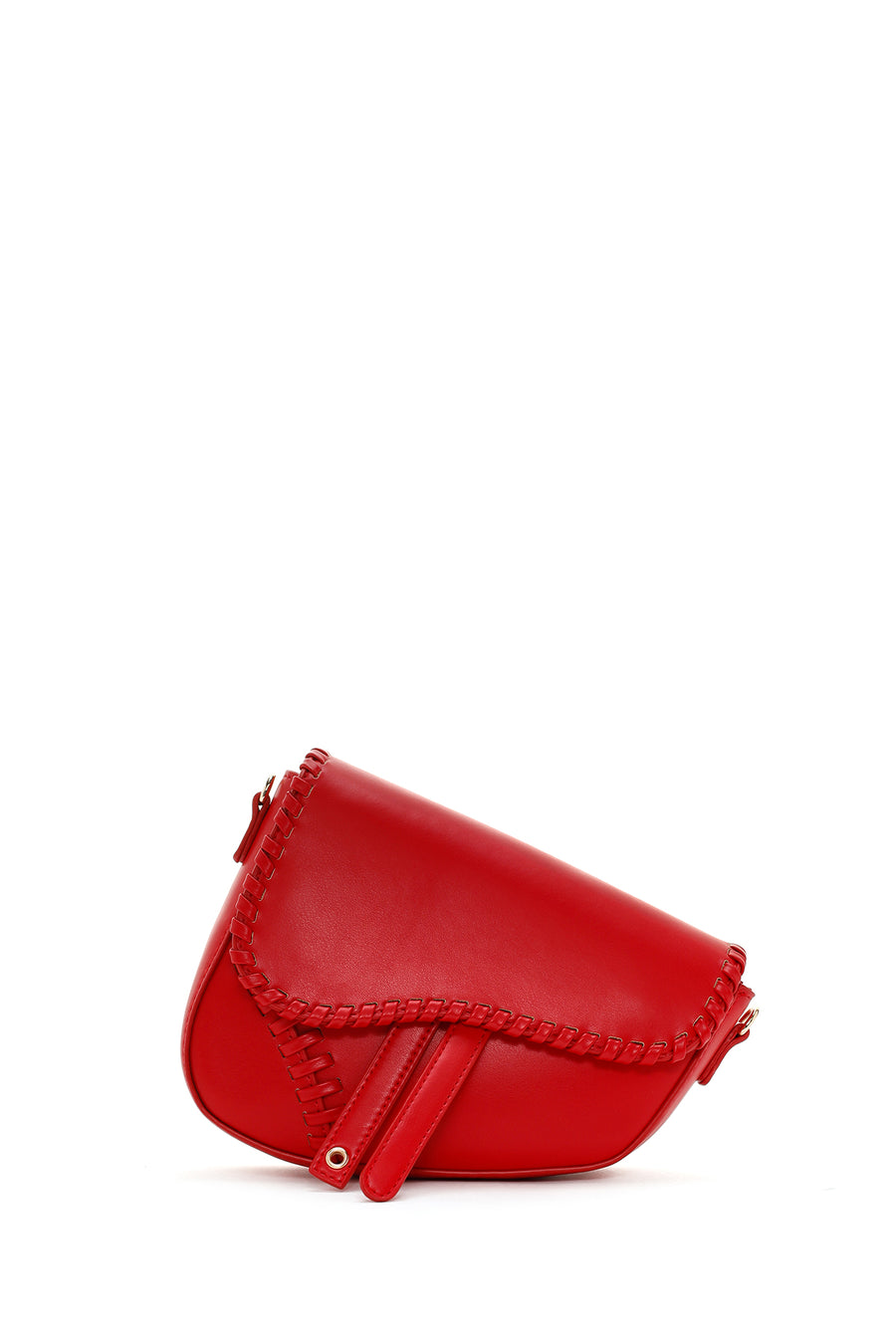 Women's Red Long Strap Shoulder Bag