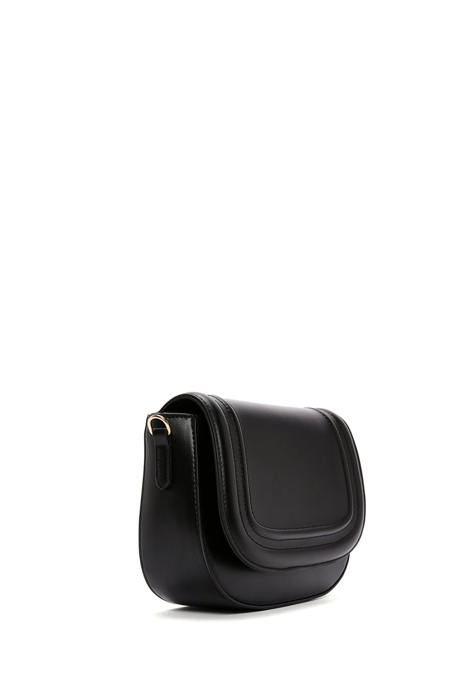 Women's Black Thick Strap Crossbody Bag