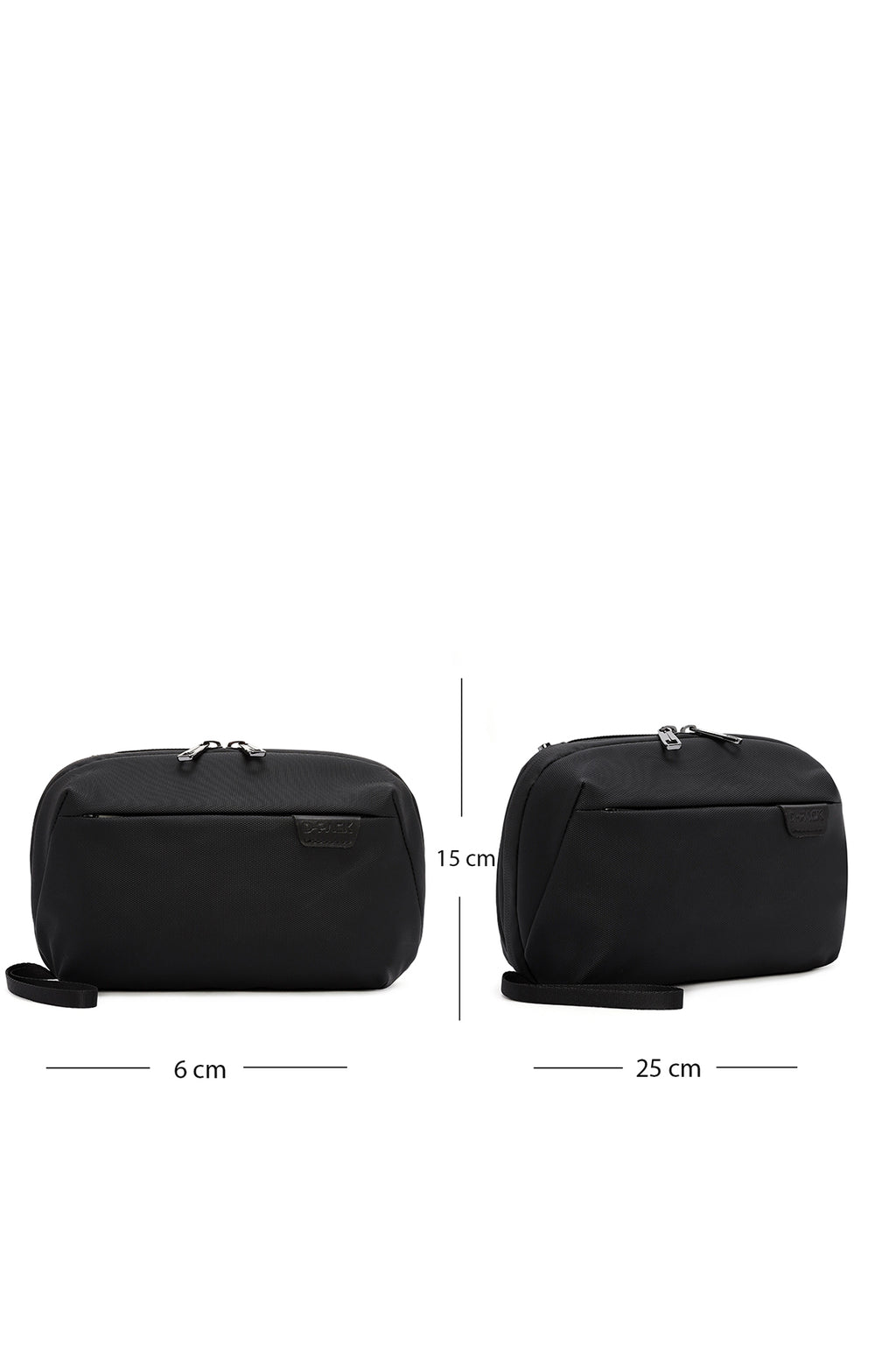 D-Pack Erkek Siyah Kumaş El Çantası