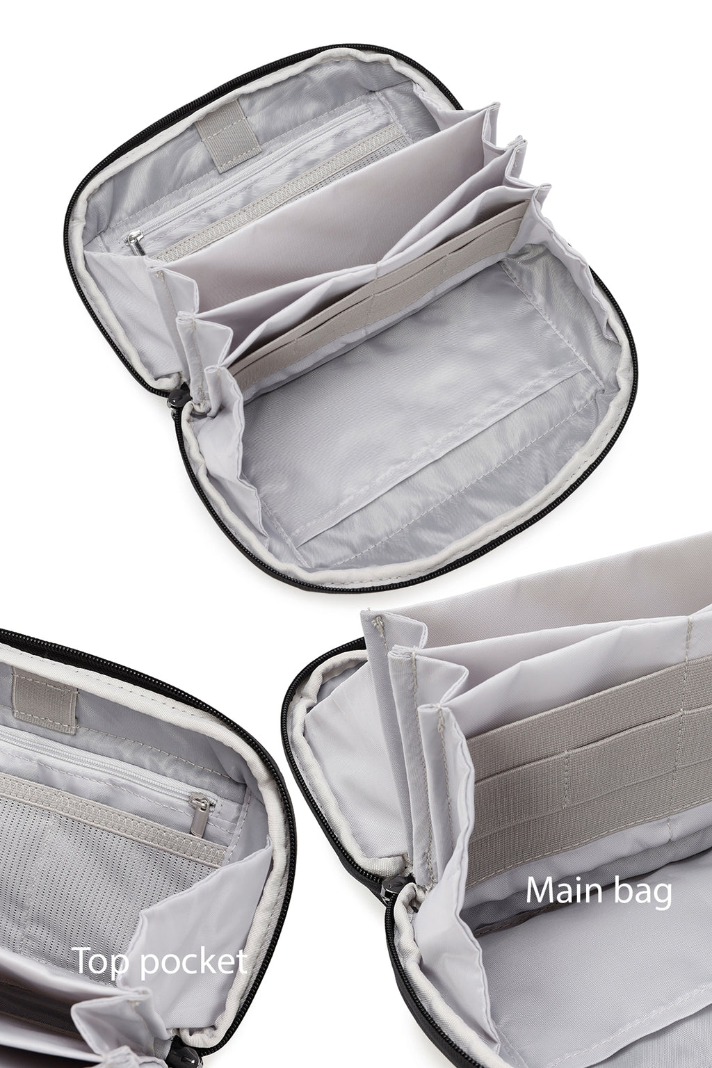 D-Pack Erkek Siyah Kumaş El Çantası