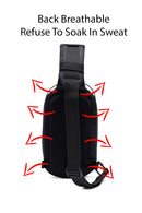 D-Pack Men's Black Technological Fabric Crossbody Bag | Derimod