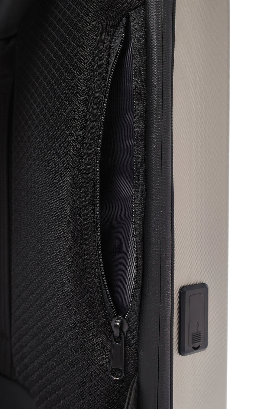 D-Pack Unisex Metallic Technological Backpack