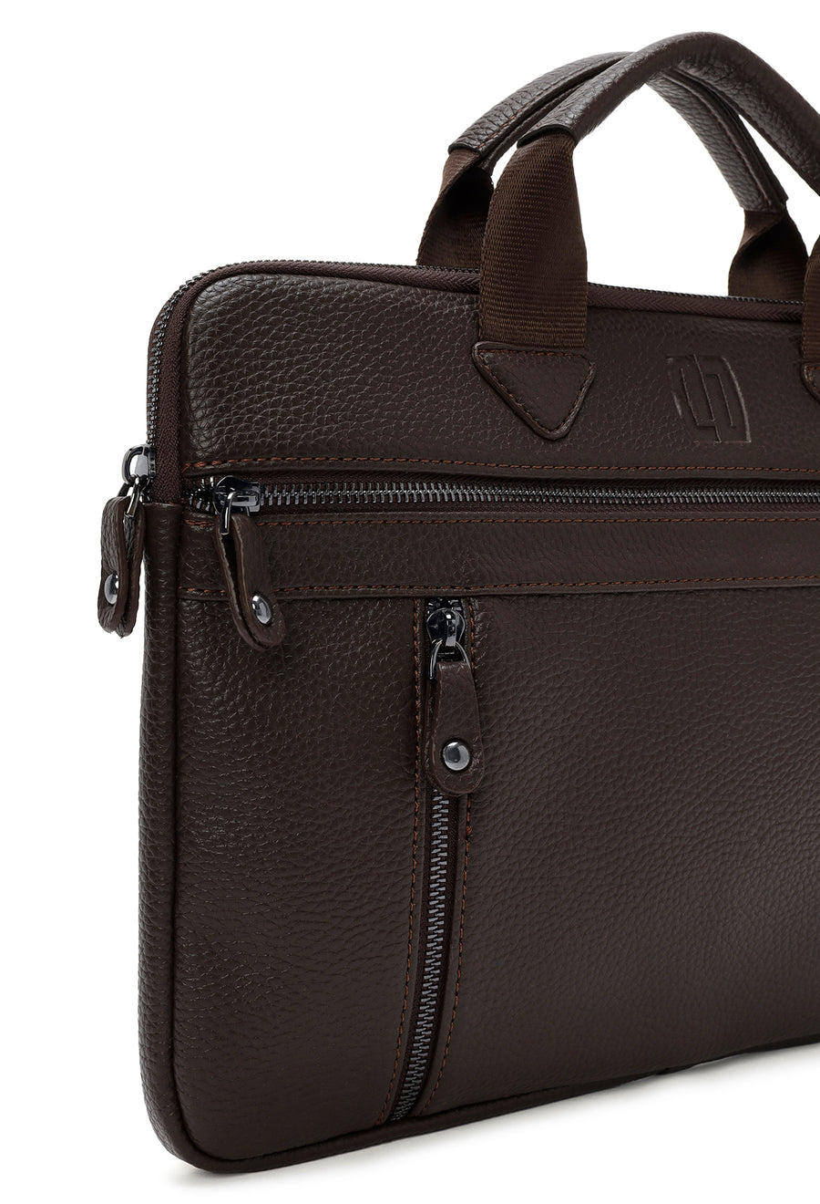 Men's Brown Long Strap Briefcase