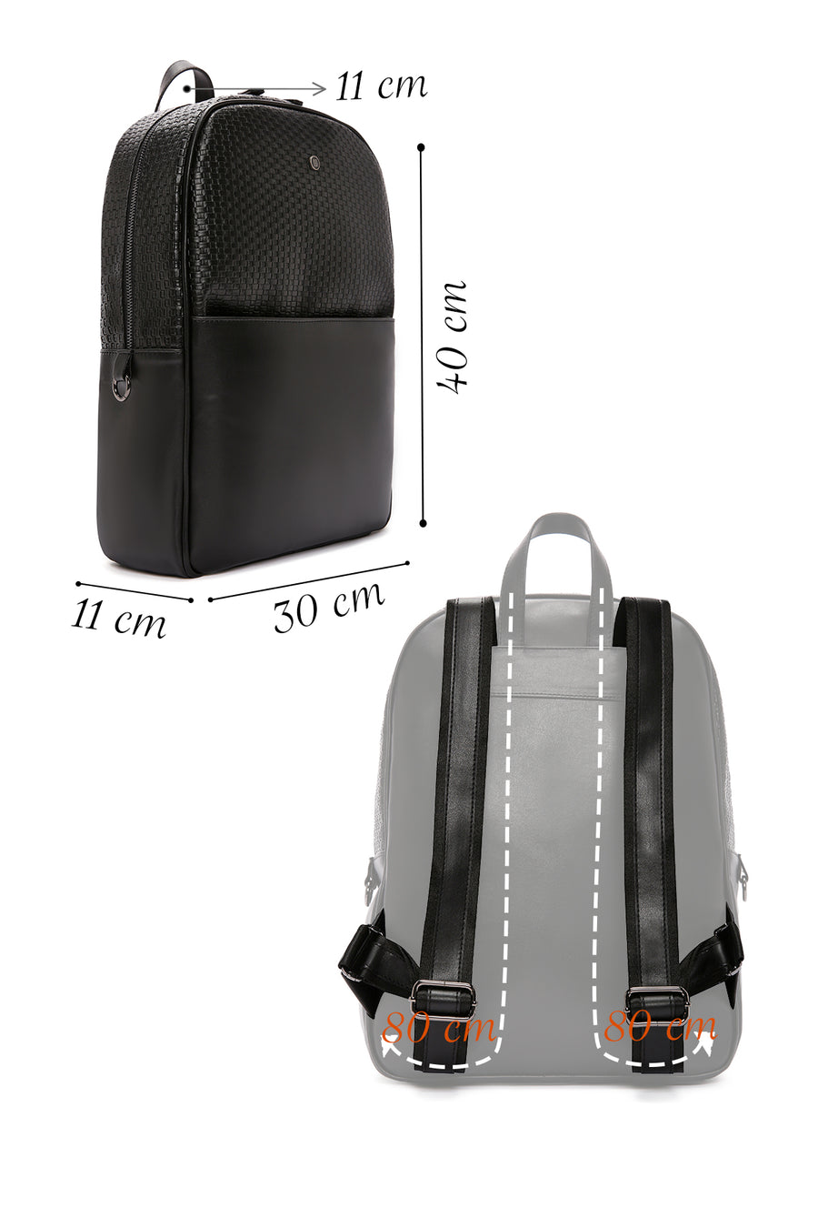 Men's Black Backpack