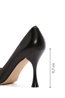 Kadın Siyah Topuklu Deri Stiletto | Derimod