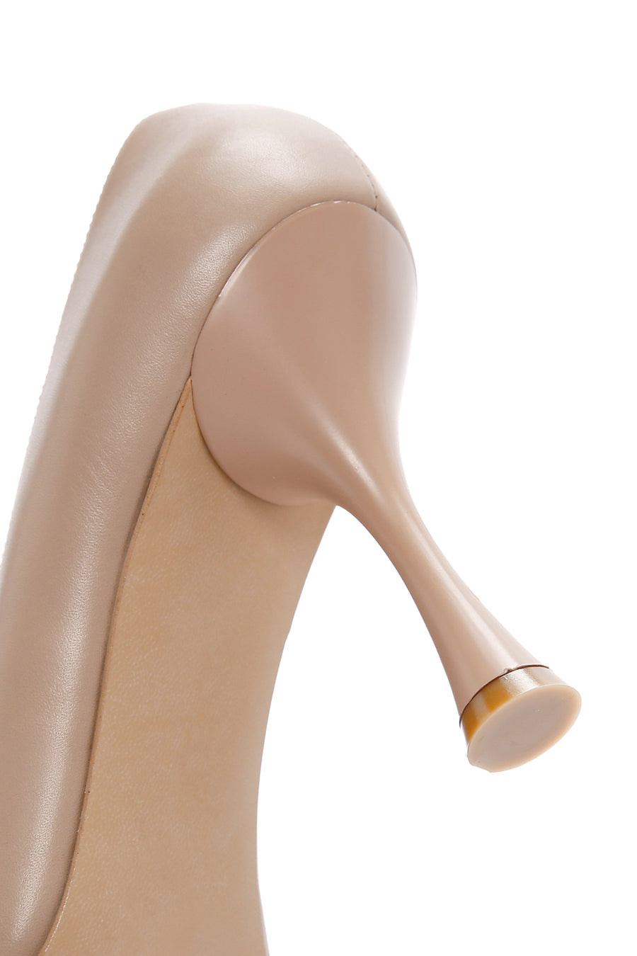 Kadın Pudra Topuklu Deri Stiletto