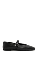 
Women's Black Leather Ballet Flats
 | Derimod