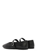 
Women's Black Leather Ballet Flats
 | Derimod