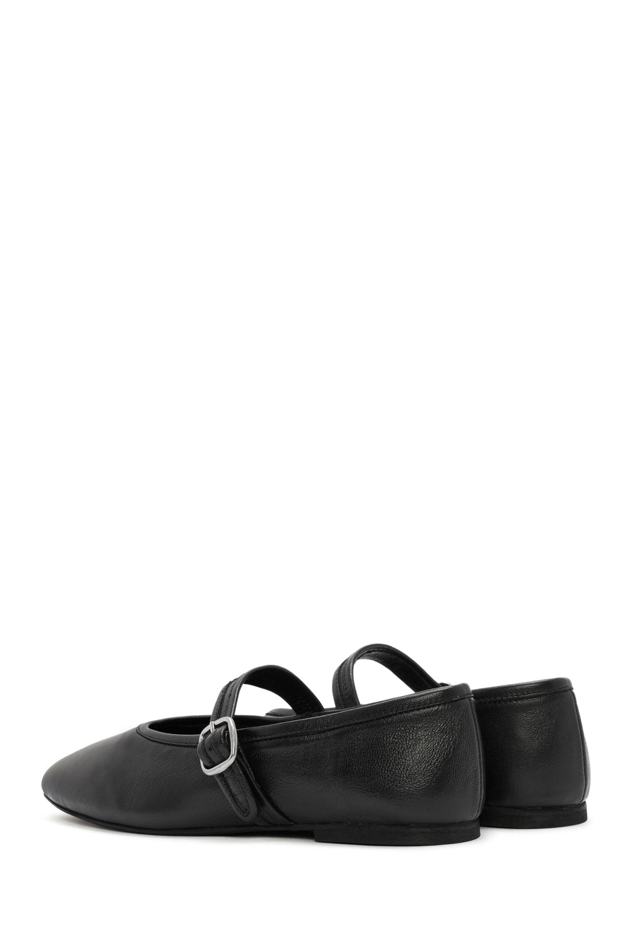 
Women's Black Leather Ballet Flats

