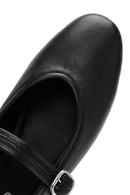 
Women's Black Leather Ballet Flats
 | Derimod