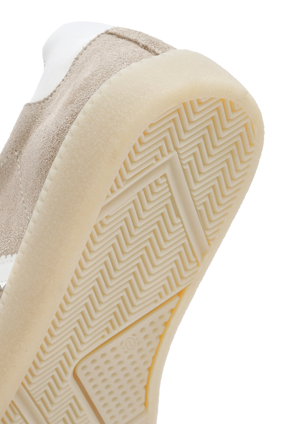 Women's Beige Lace-Up Suede Leather Sneaker