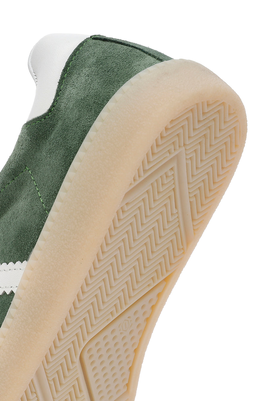
Women's Green Lace-Up Suede Leather Sneaker
