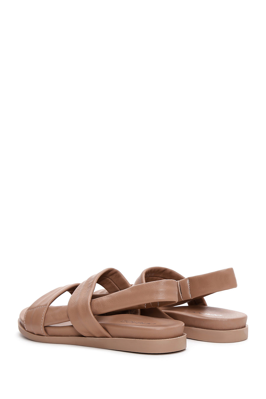 Kadın Vizon Deri Comfort Sandalet