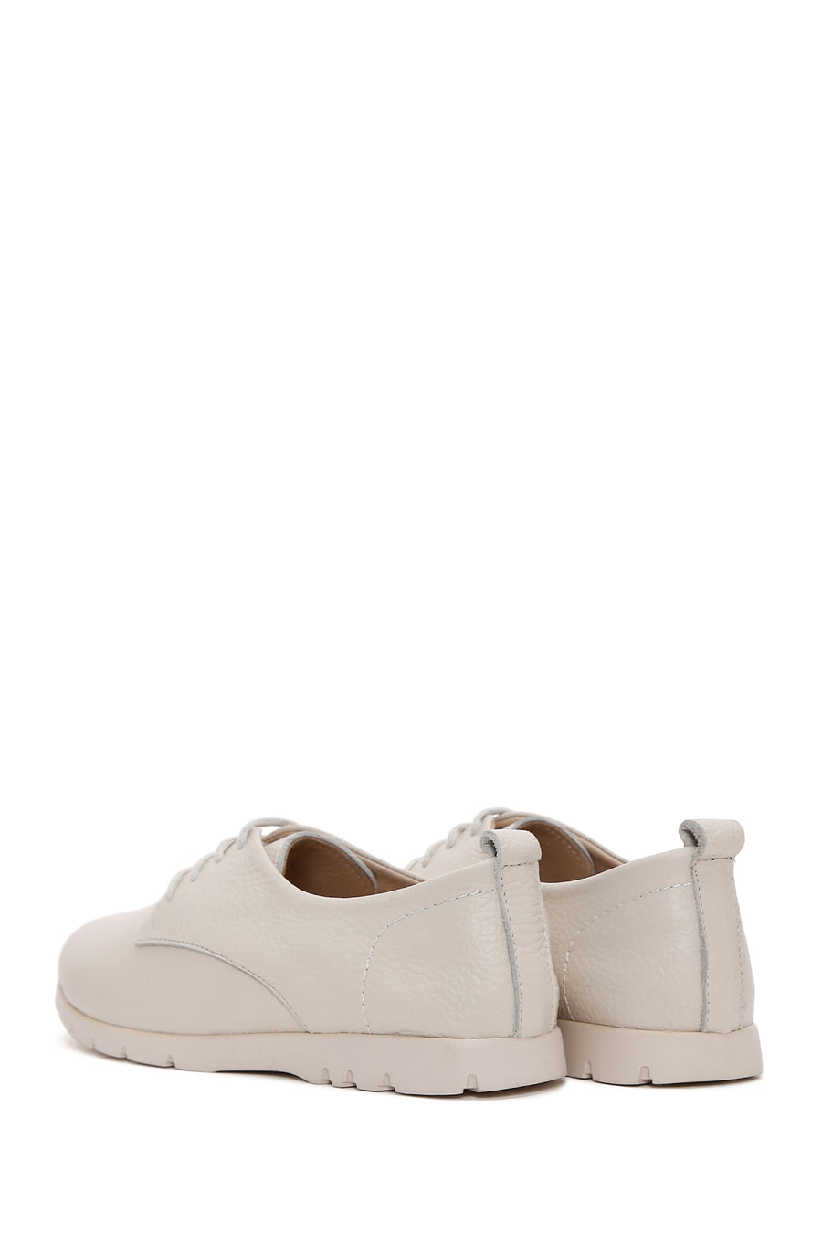 Kadın Bej Deri Comfort Casual Ayakkabı