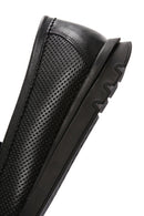 Kadın Siyah Toka Detaylı Deri Comfort Loafer | Derimod