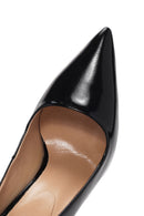 Women's Black Thin Heel Patent Leather Stiletto | Derimod
