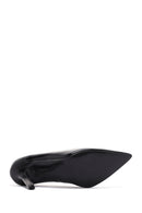Women's Black Thin Heel Patent Leather Stiletto | Derimod