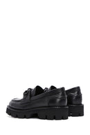 Kadın Siyah Deri Maskülen Loafer | Derimod