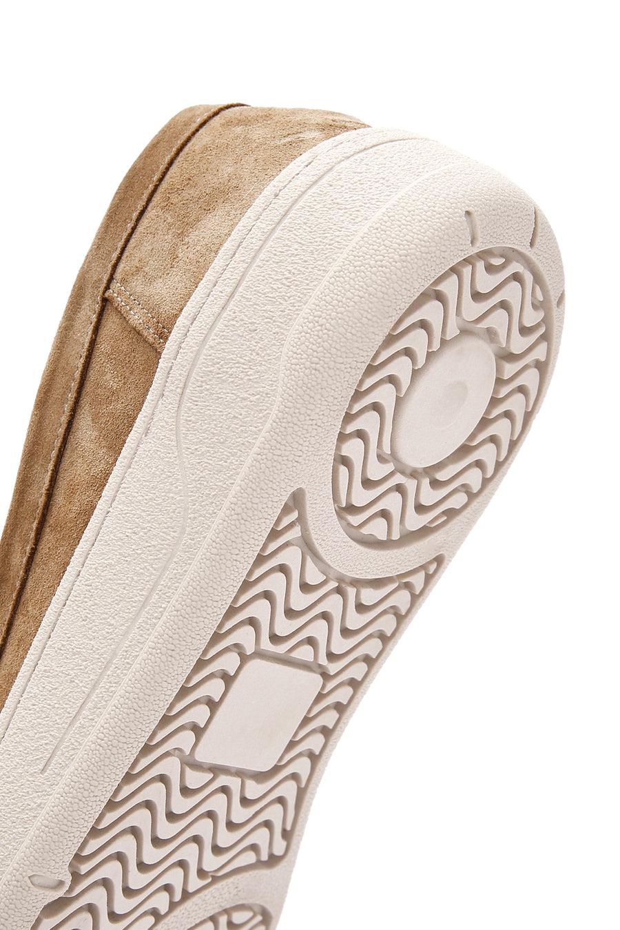Kadın Kahverengi Süet Deri Casual Loafer