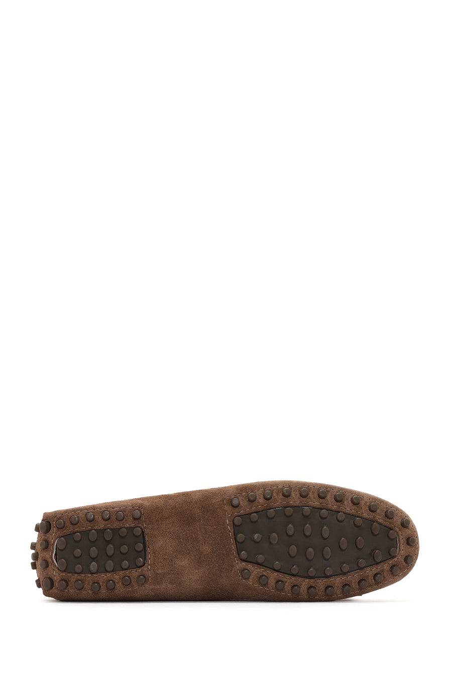 Women's Mink Tassel Detailed Suede Leather Loafer
