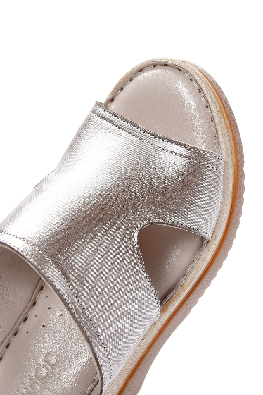 Women's Mink Thick Soled Leather Comfort Slippers