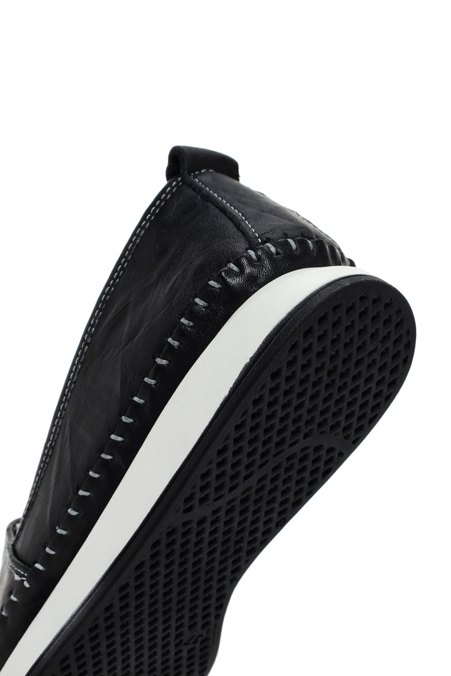 Kadın Siyah Deri Comfort Loafer