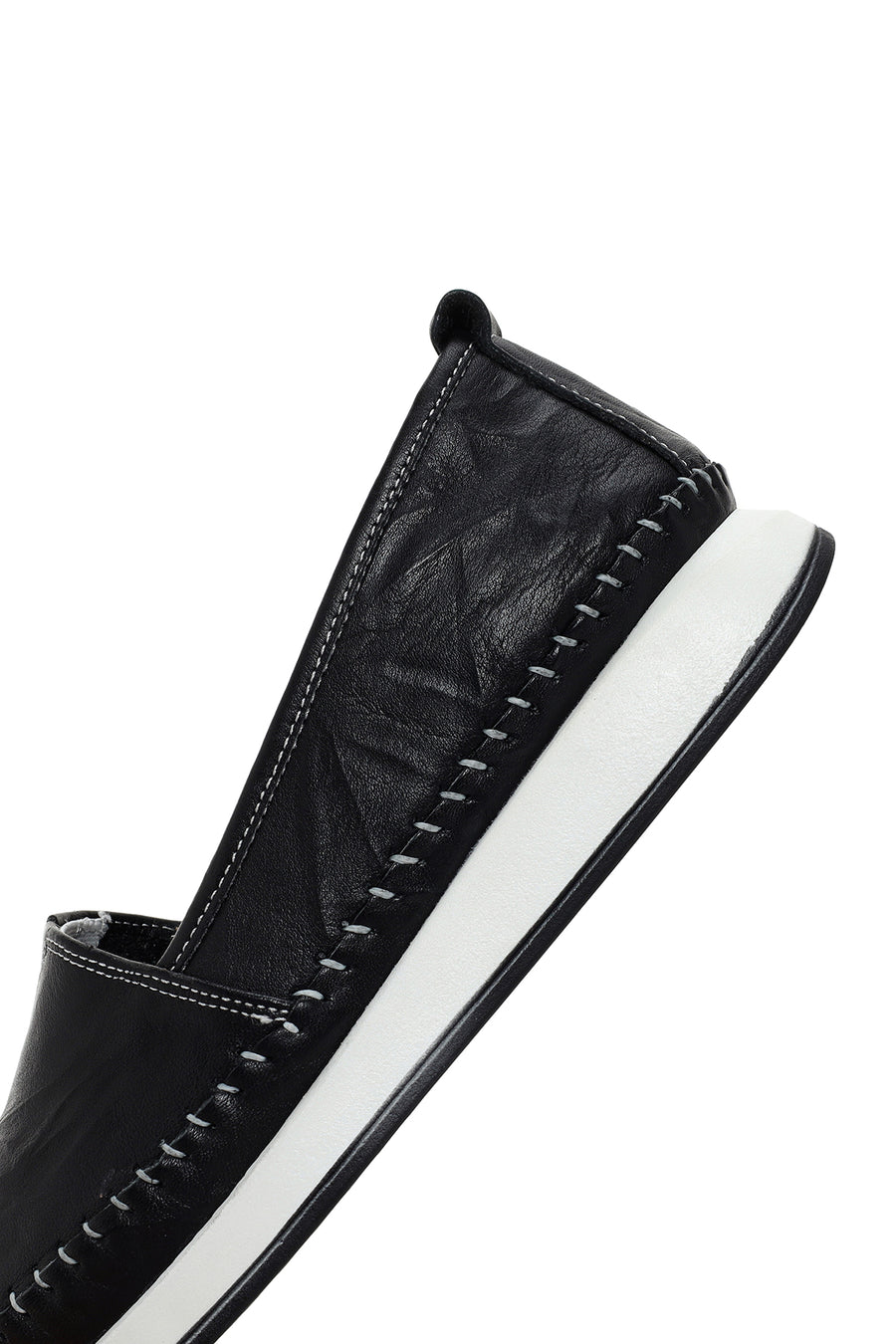 Kadın Siyah Deri Comfort Loafer