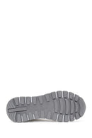 Women's White Lace-Up Leather Sneaker | Derimod