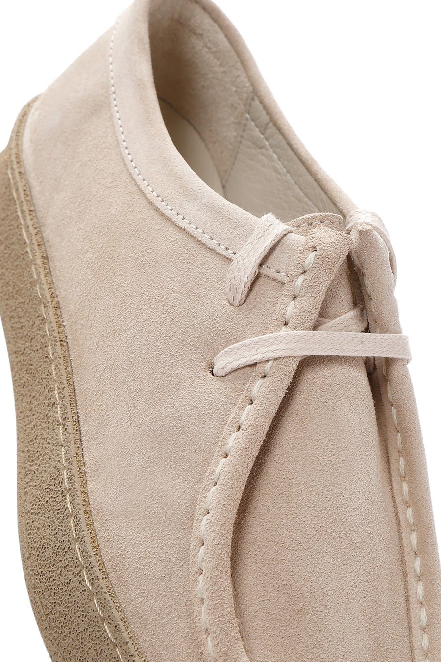 Women's Beige Suede Leather Masculine Shoes