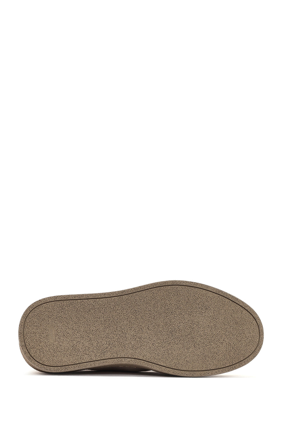 Women's Beige Suede Leather Masculine Shoes