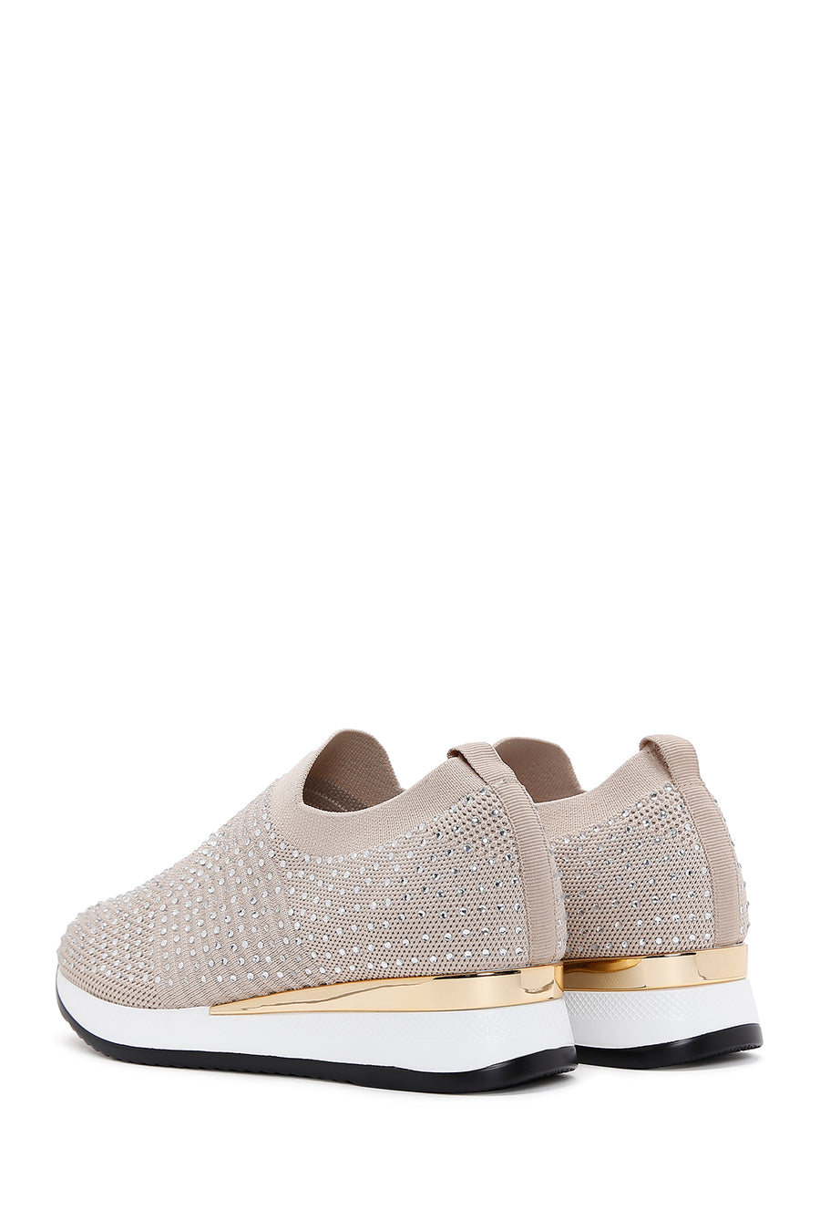Derimod Zero Women's Beige Thick Soled Stone Sneaker