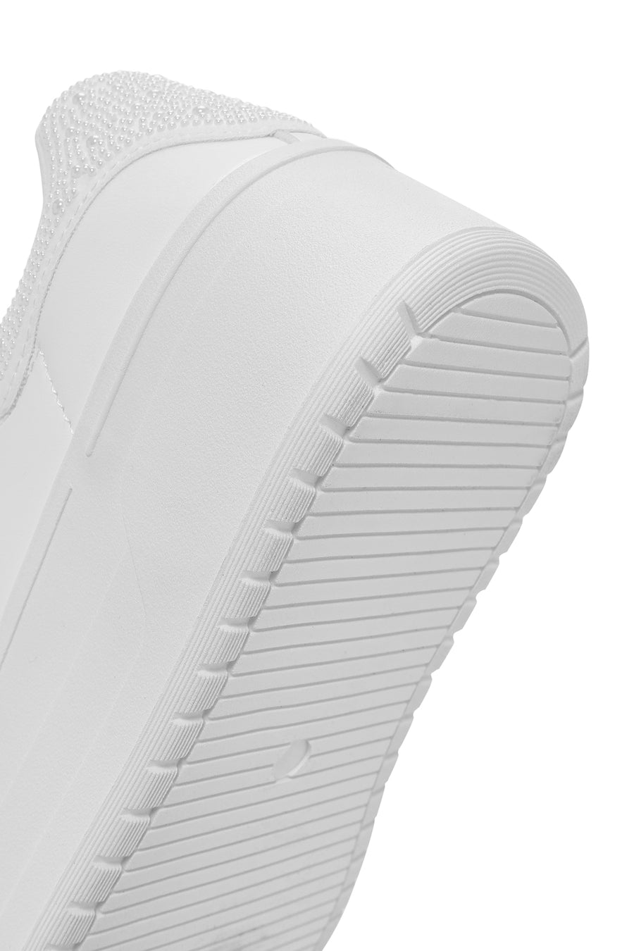 Kadın Beyaz Kalın Tabanlı Sneaker