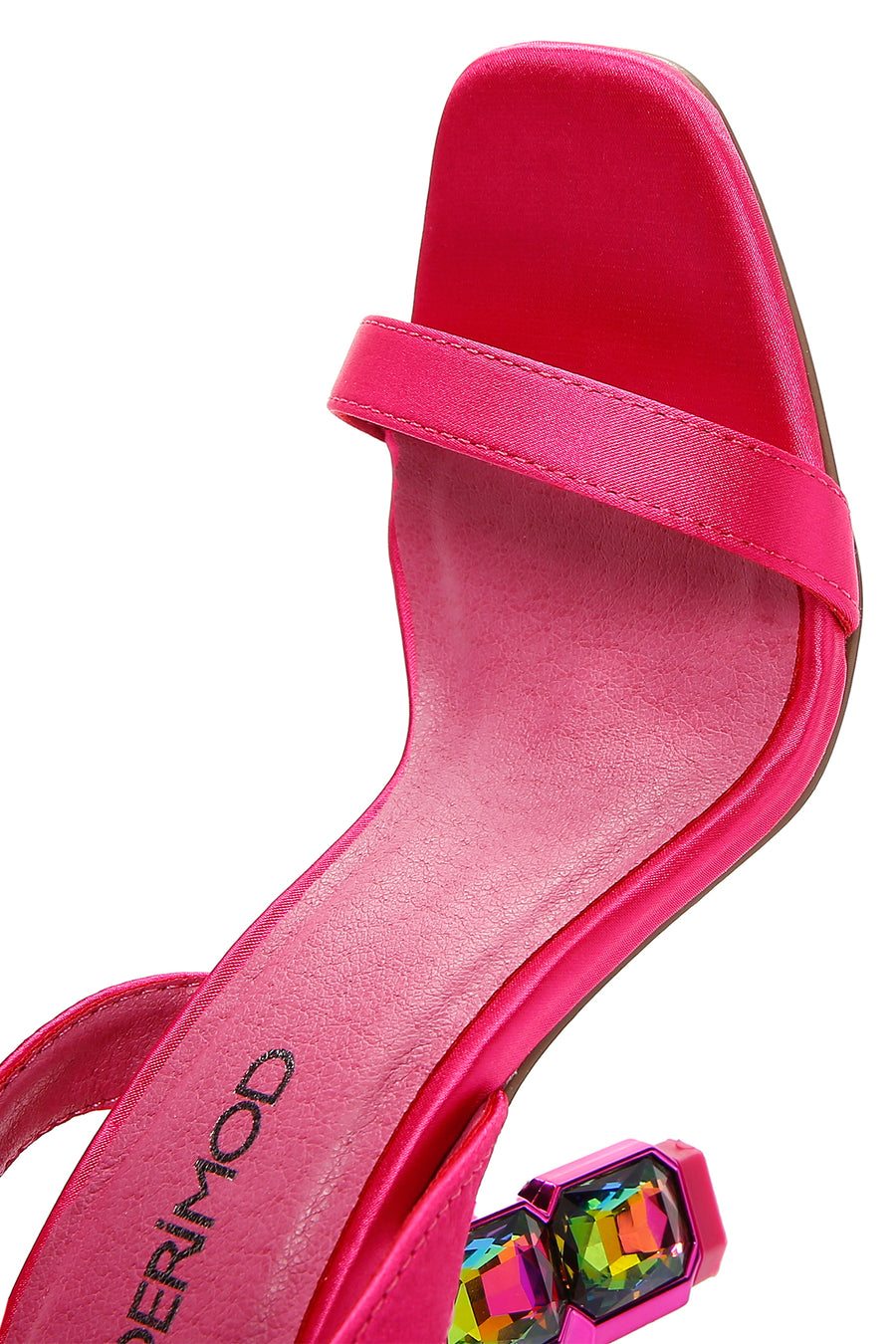 Women's Pink Ankle Strap High Heel Sandals