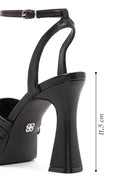Women's Black Ankle Strap Platform Chunky Heel Sandals | Derimod
