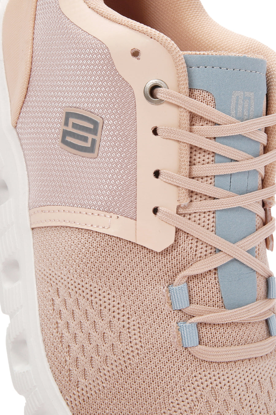 Derimod Zero Women's Pink Lace Up Fabric Sneaker