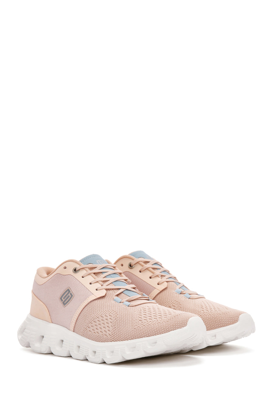 Derimod Zero Women's Pink Lace Up Fabric Sneaker