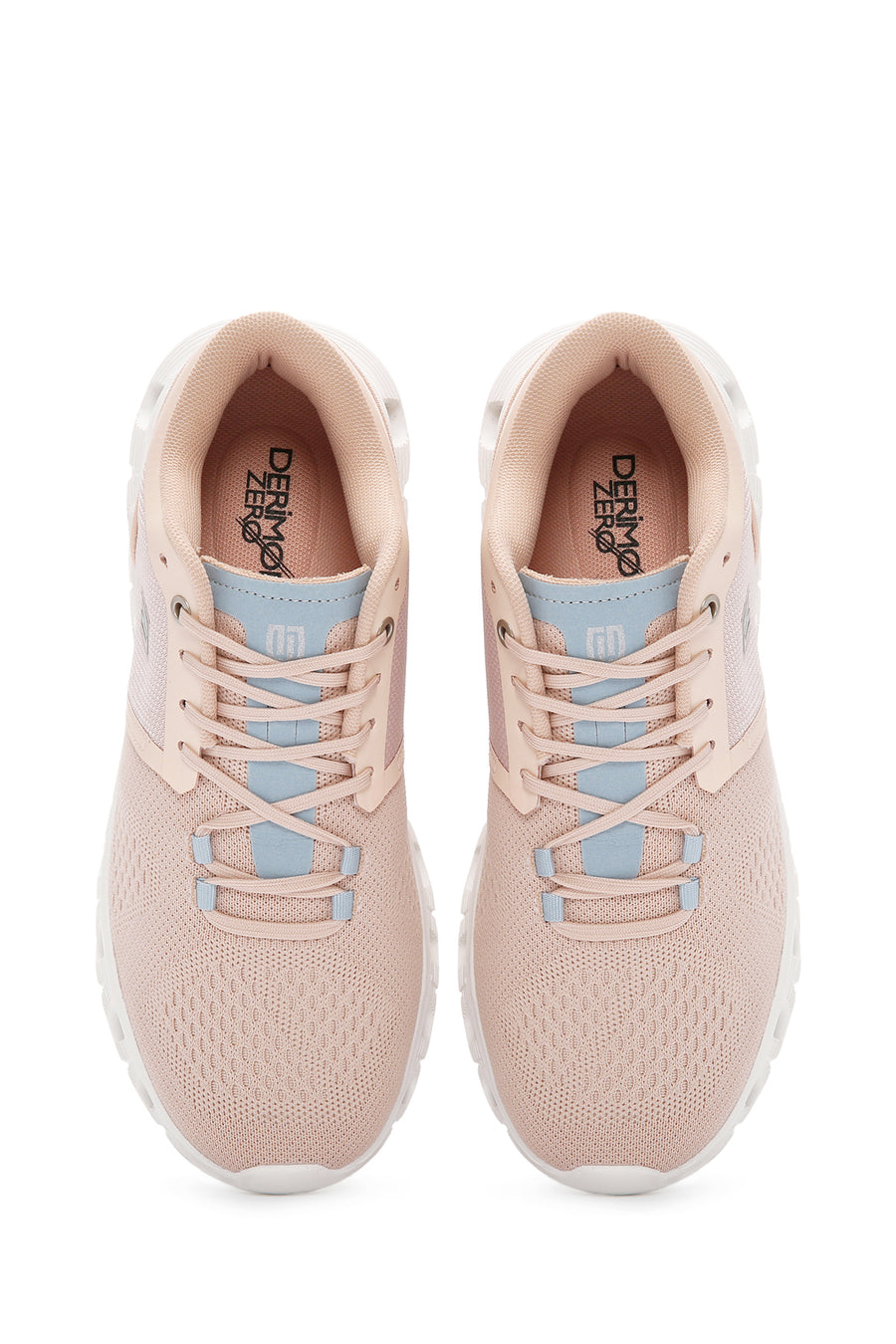 Derimod Zero Women's Pink Lace Up Fabric Sneaker