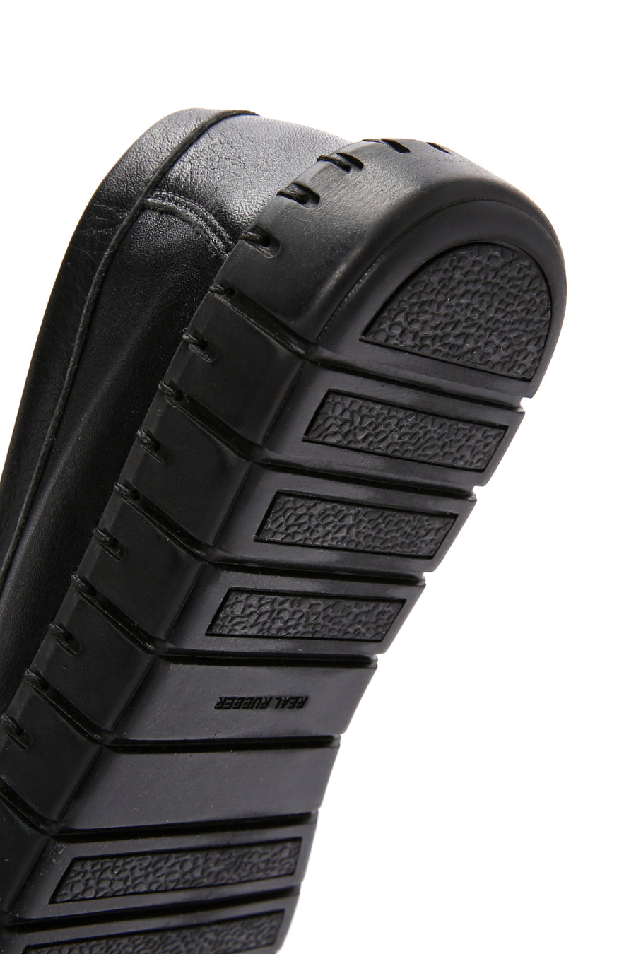 Kadın Siyah Deri Comfort Loafer