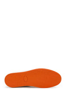 Erkek Beyaz Bağcıklı Deri Sneaker | Derimod