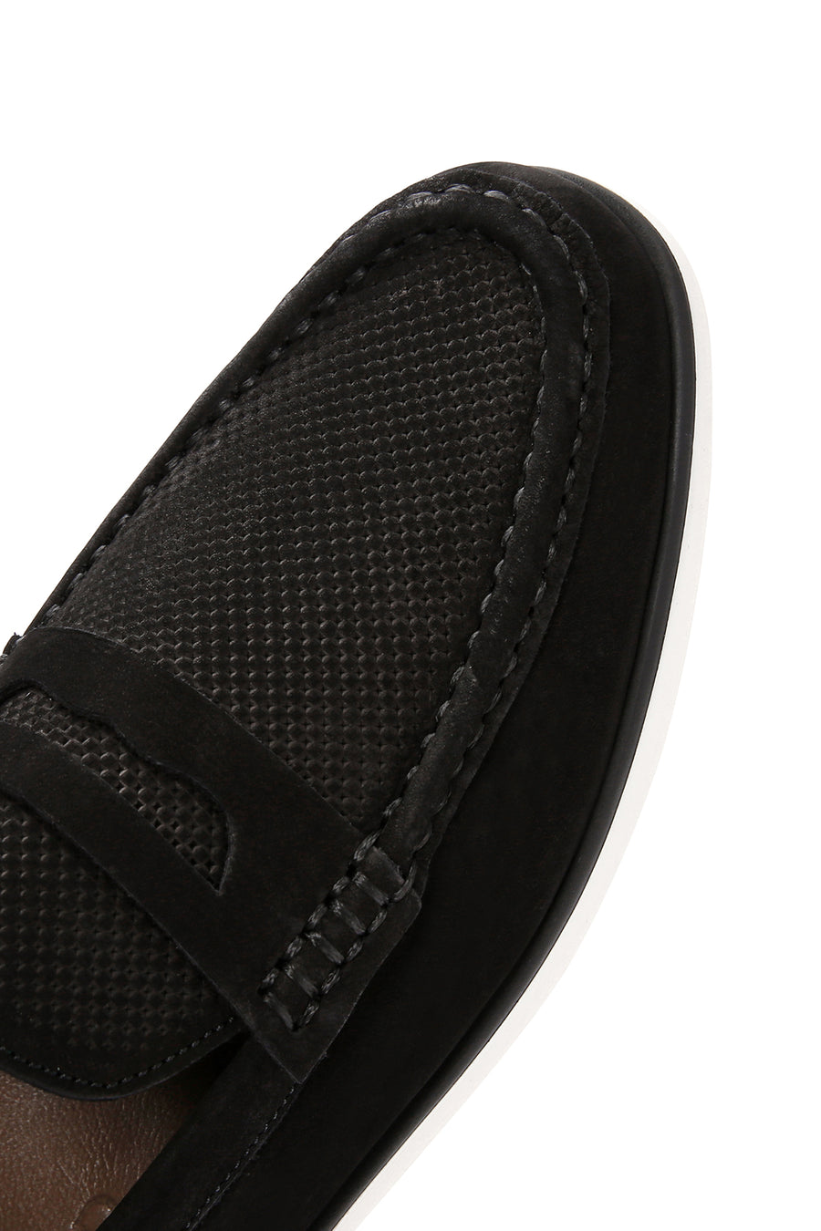 Erkek Siyah Nubuk Deri Casual Loafer