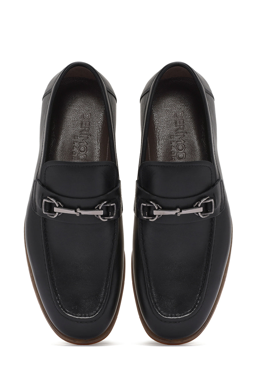 Derimod Black Erkek Siyah Deri Loafer