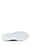 Men's Gray Thick Soled Suede Leather Sneaker | Derimod