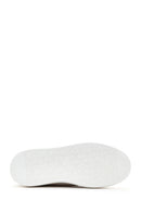 Men's White Thick Sole Lace Up Leather Sneaker | Derimod