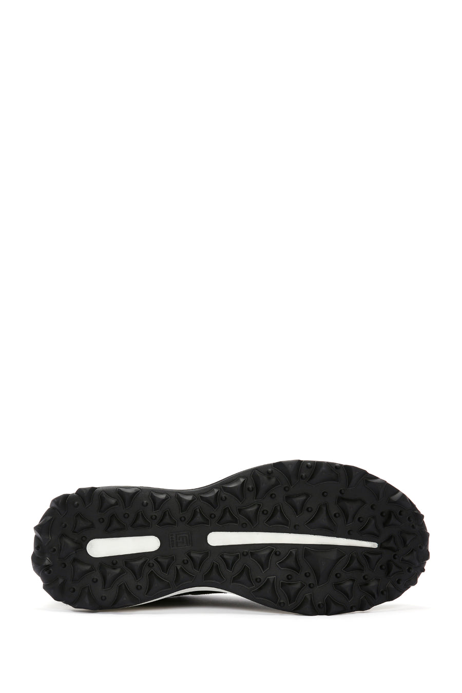 Erkek Siyah Bağcıklı Kalın Tabanlı Deri Sneaker