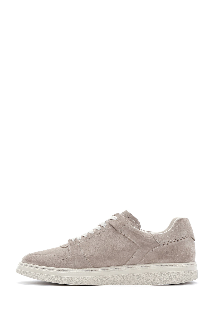 Men's Mink Lace-Up Suede Leather Sneaker